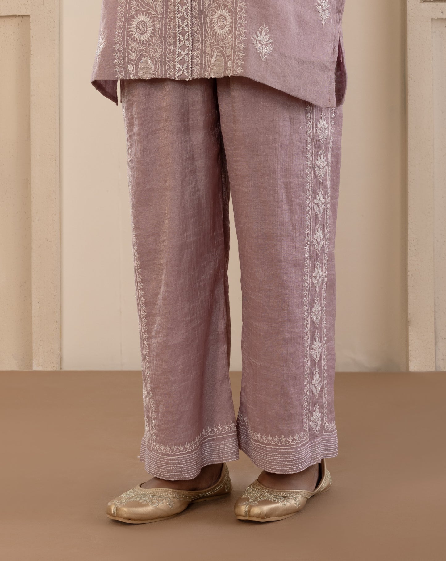Deep Purple Tissue Co-ord Set