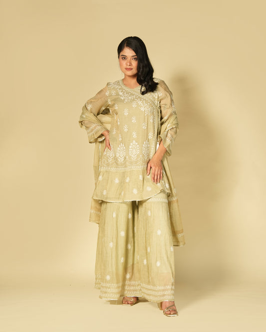 fern-chikankari-tissue-sharara-set-front