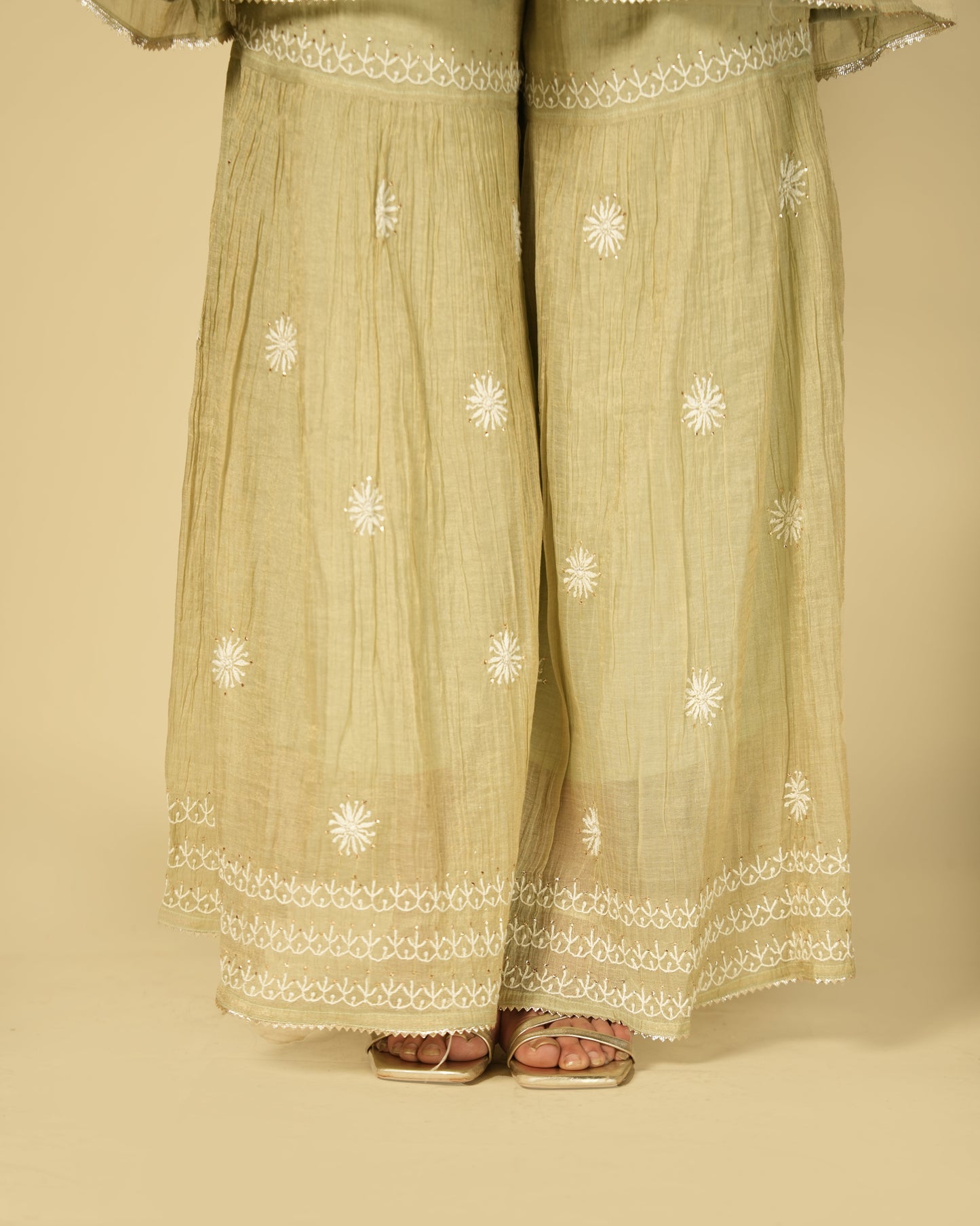 fern-chikankari-tissue-sharara-set-palazzo-closeup